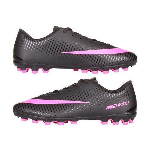 Férfi stoplis focicipő, fekete, 39-es EU méret