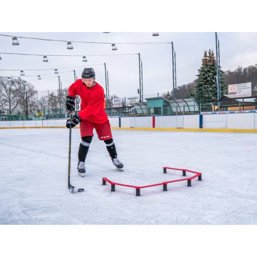 7 Section stickhandling hockey trainer variant 37137