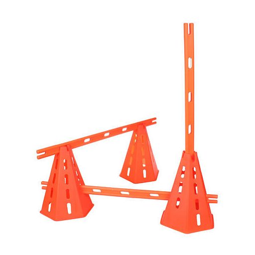 Hex Pole agility rúd narancssárga, 80 cm hosszú