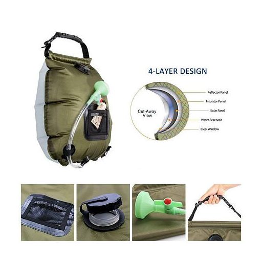 Ewer kempingzuhany térfogata 20 l