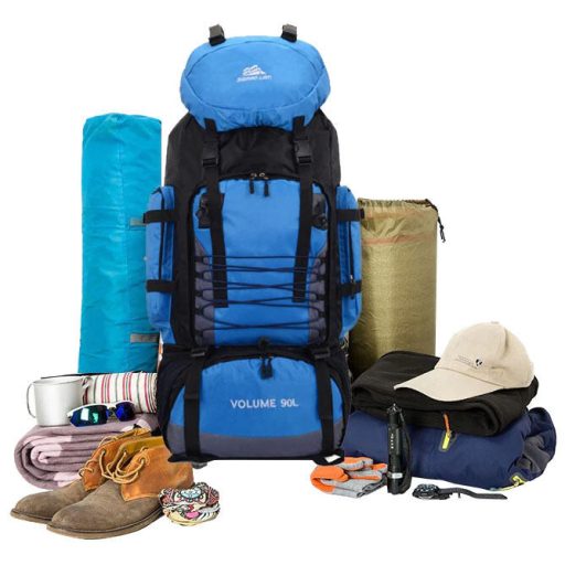 Tour hiking backpack black variant 38969