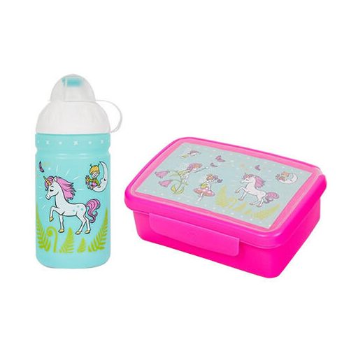 Unikornis és tündérek cumisüveg és uzsonnás doboz változat 38979