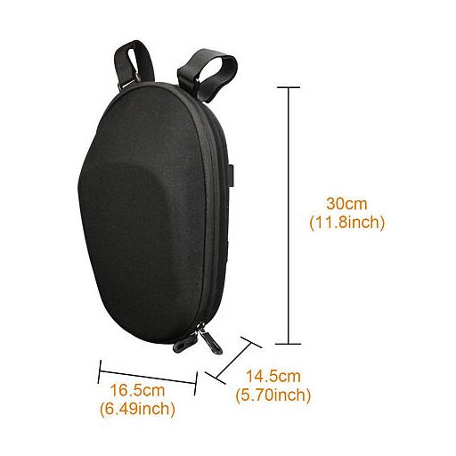 Rollertáska kormánytáska fekete változat 39022