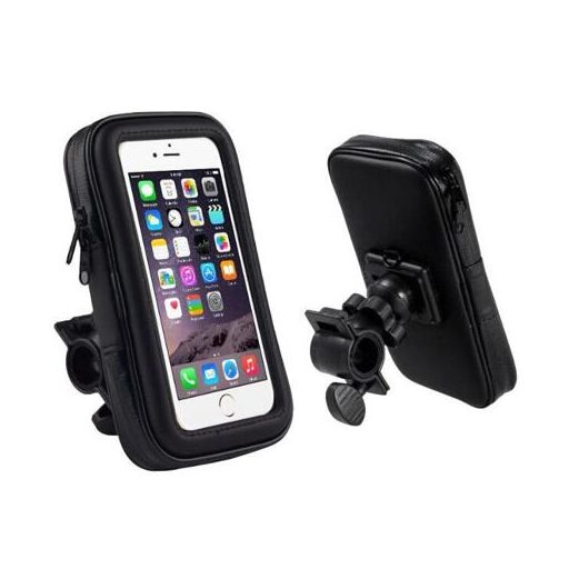 Phone Holder 1.0 kerékpáros telefontáska, fekete változat 39043