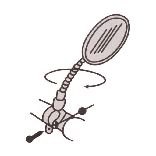 View 2.0 kerékpártükör fekete változat 39766