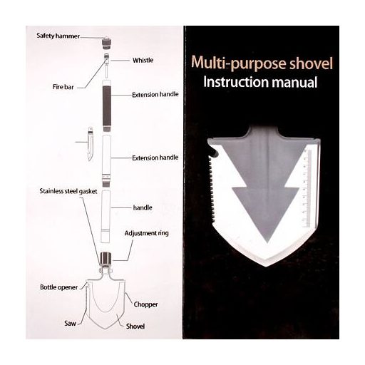 Scout Extra multifunkcionális lapát 39905 változat