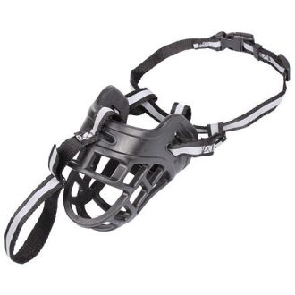 Szájkosár kutya szájkosár fekete méret 4-es