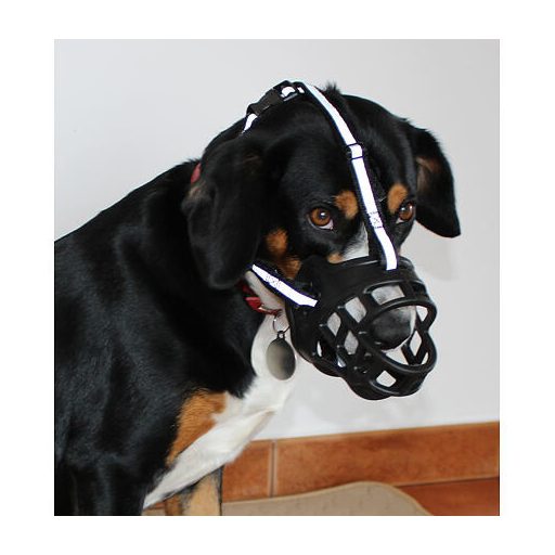 Szájkosár kutya szájkosár fekete méret 5-ös