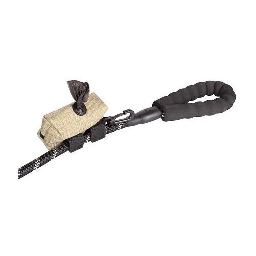 Pórázzsák kutya szemeteszsákhoz khaki változat 40137