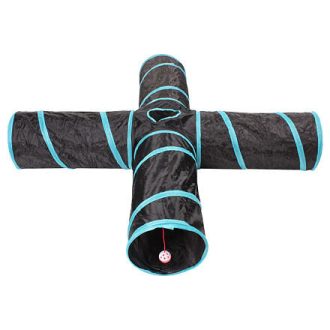 Négyutas agility alagút fekete-kék változat 40155