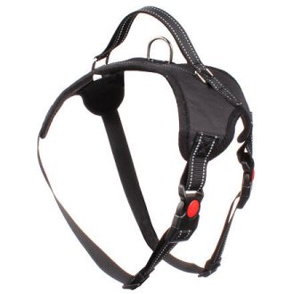 Testhezálló kutyahám fekete, S méretű