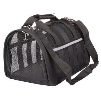 Messenger 48 kisállattartó táska, fekete változat 40254
