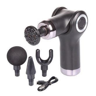   Masszázspisztoly Mini vibrációs masszázspisztoly fekete változat 40356