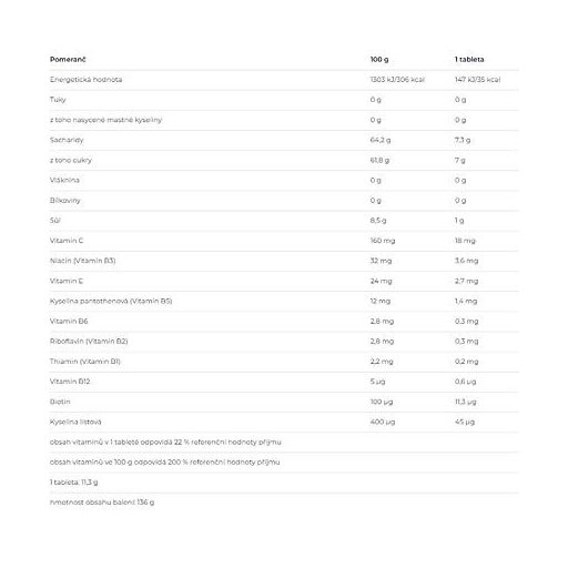 Isodrinx Tablets 12 tabletta narancs ízű