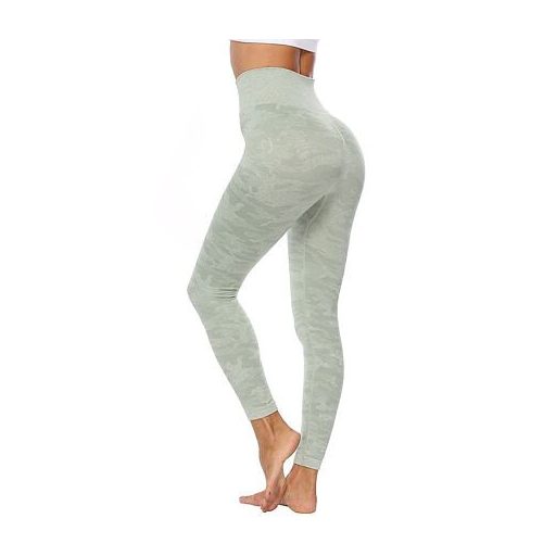 Fitnesz nadrág sport leggings zöld ruházat S méret