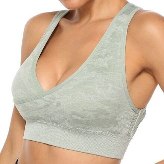 Cut Bra sportmelltartó zöld ruházat L-es méret