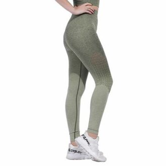 Zöld kompressziós sportleggings, M-es méret