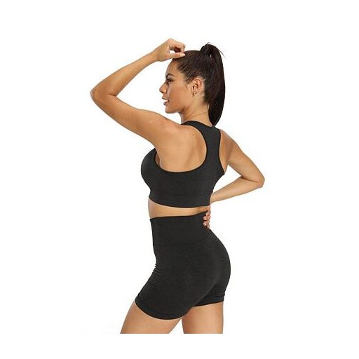 Yoga Rate sportmelltartó fekete ruha S-es méret