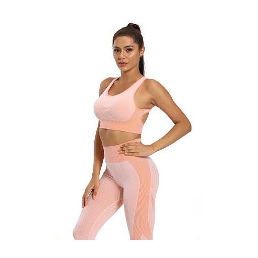 Yoga Sense jóga szett rózsaszín ruha M-es méret