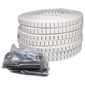   Geniala teniszpálya vonalak, fehér, magasság/szélesség 4 cm