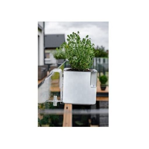 Cobble virágcserép tartó átlátszó változat 41047