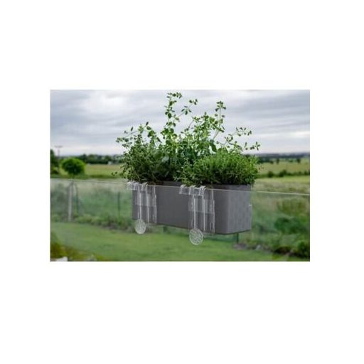 Cobble virágcserép tartó átlátszó változat 41047