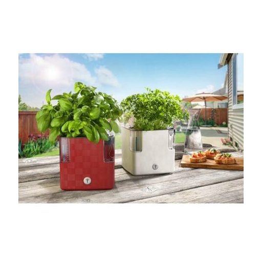 Cobble önöntöző virágcserép antracit átmérőjű 14 cm