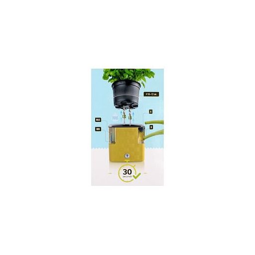 Cobble önöntöző virágcserép antracit átmérőjű 14 cm