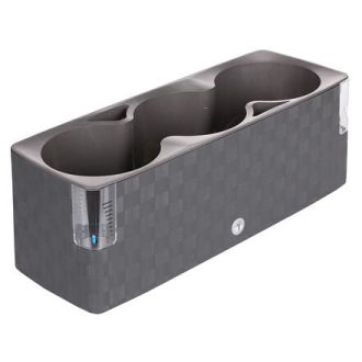   Cobble Trio önöntöző virágcserép antracit változat 41050