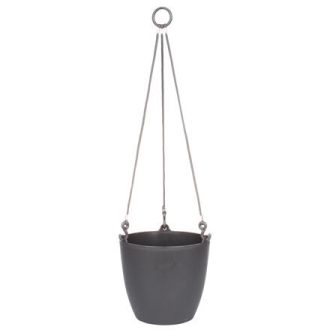 Ariella függő virágcserép antracit átmérő 18 cm