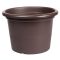 Campanula flower pot brown diameter 15 cm