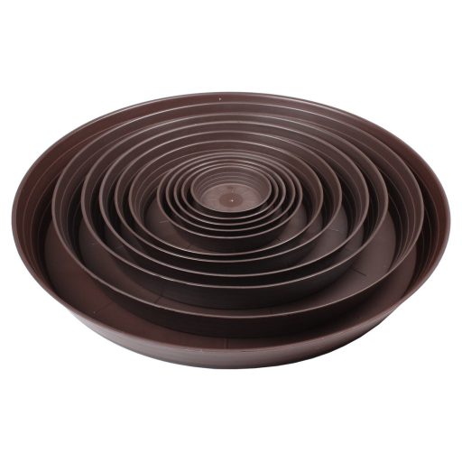 Primavera saucer for flower pot brown diameter 12 cm