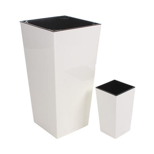 Elise Lesk díszes virágcserép fehér átmérő 30 cm