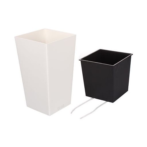 Elise Mat díszes virágcserép fehér átmérő 25 cm