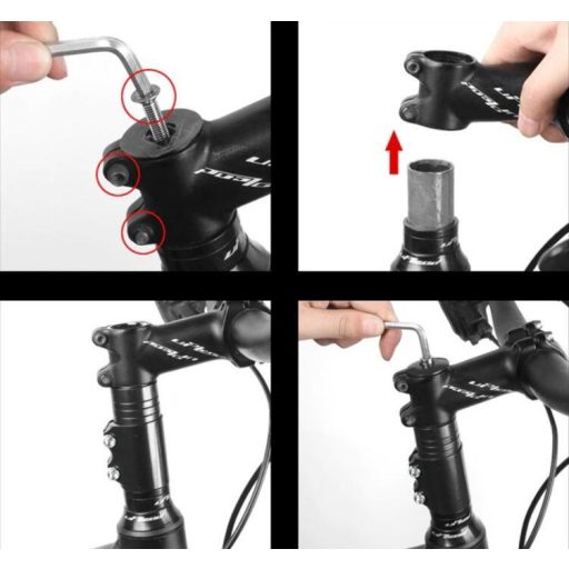 Stem bike stem riser black variant 41445