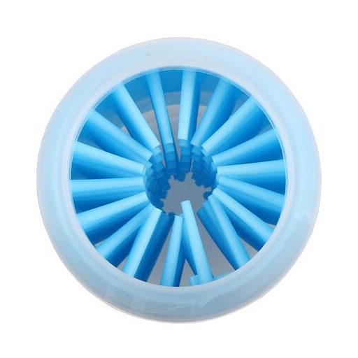 Mosó kisállat mancstisztító kék méret S