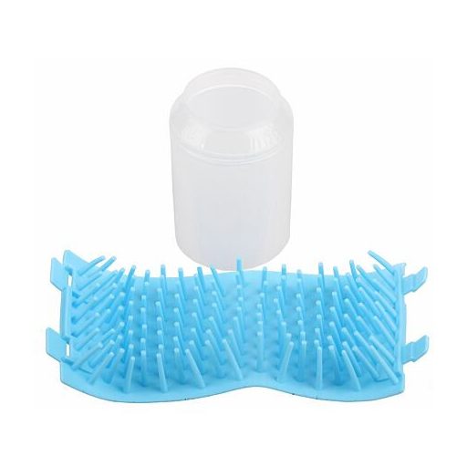 Mosó kisállat mancstisztító kék méret M