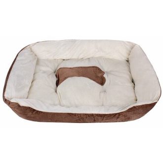 Comfy dog bed brown dimension M