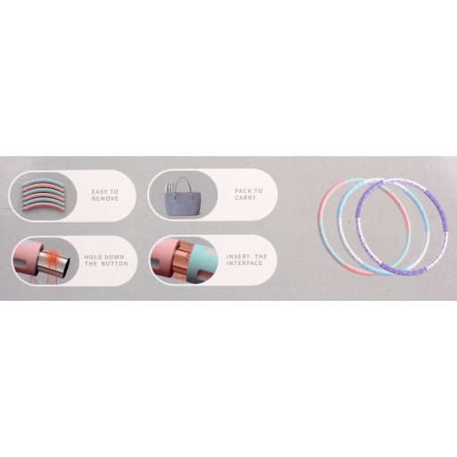Hula Hoop Foam gymnastic hoop pink variant 42141