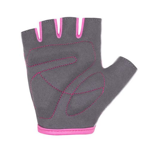 Apró gyerek kerékpáros kesztyű fehér-rózsaszín ruházat 3-4-es méret