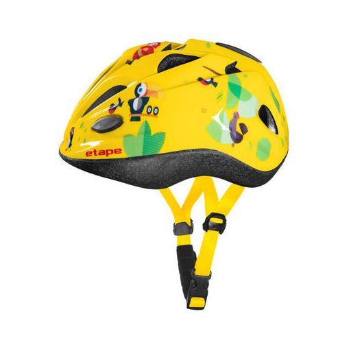 Pony gyerek kerékpáros sisak sárga ruházathoz XS-S méret