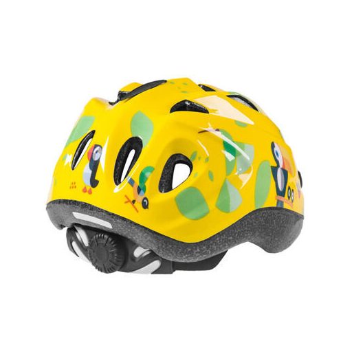 Pony gyerek kerékpáros sisak sárga ruházathoz SM méret
