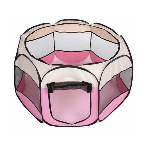 Pet Octagonal pet fence white-pink variant 42939