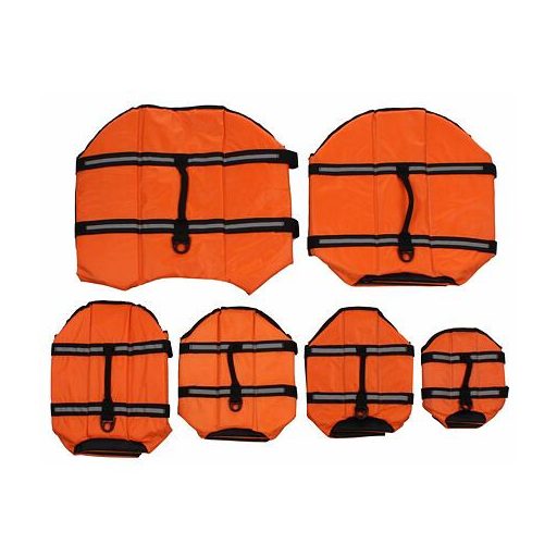 Dog Swimmer mentőmellény kutyáknak, narancssárga ruházat, XL méret