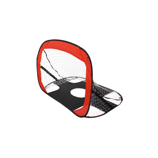 Pop Up összehajtható focikapu célzófallal, 120x80 cm