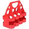 Bottle Carrier for 8 Bottles plastic red variant 16456