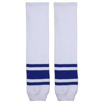 Motor ice hockey socks white-blue packaging 1 pair
