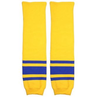 Loko jégkorong zokni Junior sárga-kék csomagolás 1 pár