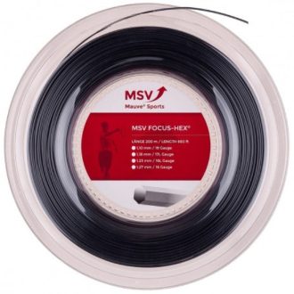 Focus HEX tennis string 200 m black diameter 1,23