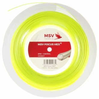 Focus HEX tennis string 200 m neon yellow diameter 1,18